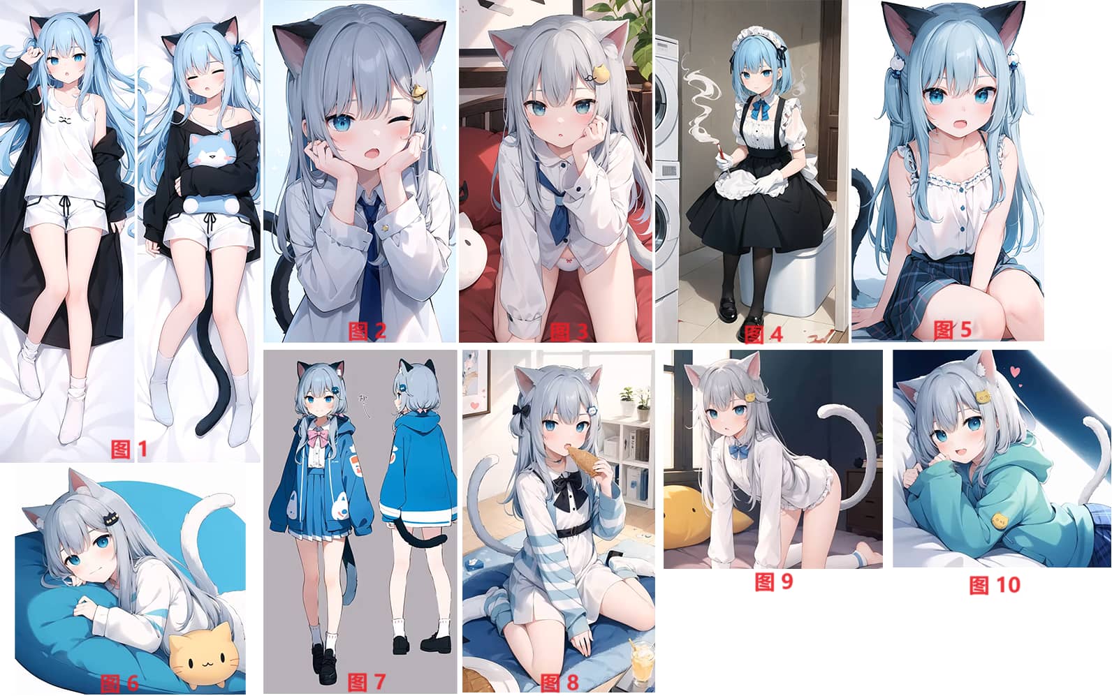 图片[3]-猫羽雫大模型（猫薄荷hansv15）&提示词-M.L.M.K. 漫蓝梦坤