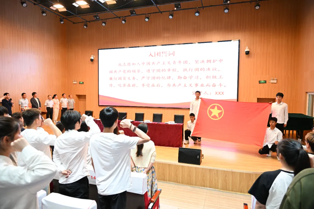 图片[6]-青春挺膺担当 | 我校举行2024年上半年新发展团员示范性集中入团仪式-南职小窝